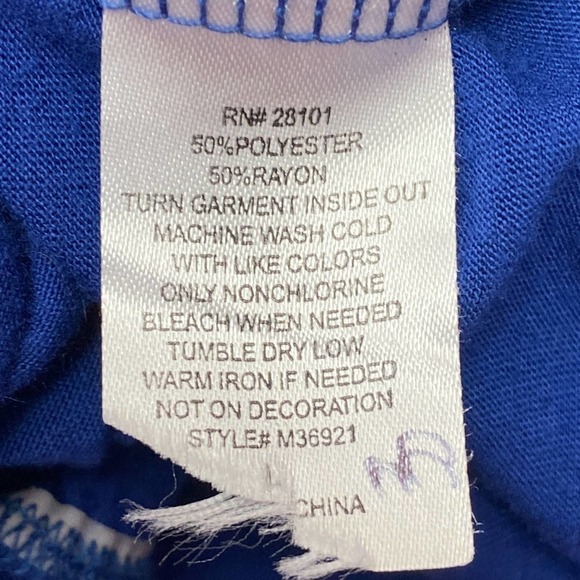 MAX Love Blue Racerback Lace Sleeveless Tunic Top - Picture 10 of 12